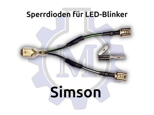Led blinker sperrdioden simson - blinker,