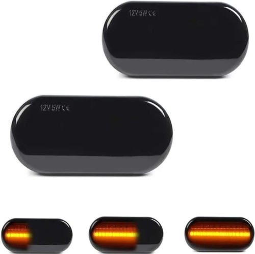 Led seitenblinker schwarz - 2x,